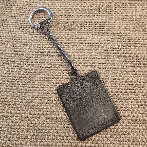 Vintage 1960s Naughty Capricorn pewter keyring - Picture 2 of 5
